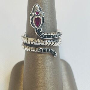 Thomas Sabo Sterling Silver Snake Ring